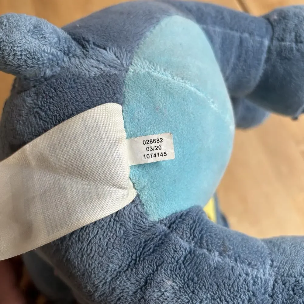 Build A Bear Workshop BABW Disney Stitch Blue Stuffed Animal Plush Toy Lilo 12